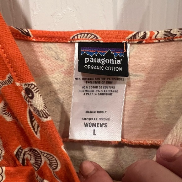 Patagonia Orange Patterned Sun Dress - Picture 2 of 9
